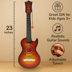 Liberty Imports 23-inch kids guitar gift box presentation suggests a ready-to-gift musical gift.