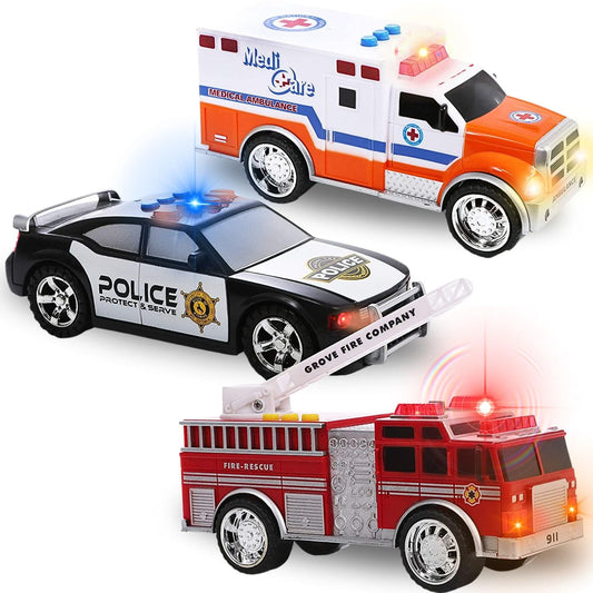 Liberty Imports ambulance vehicle with rescue lights, sparking imaginative emergency scenarios
