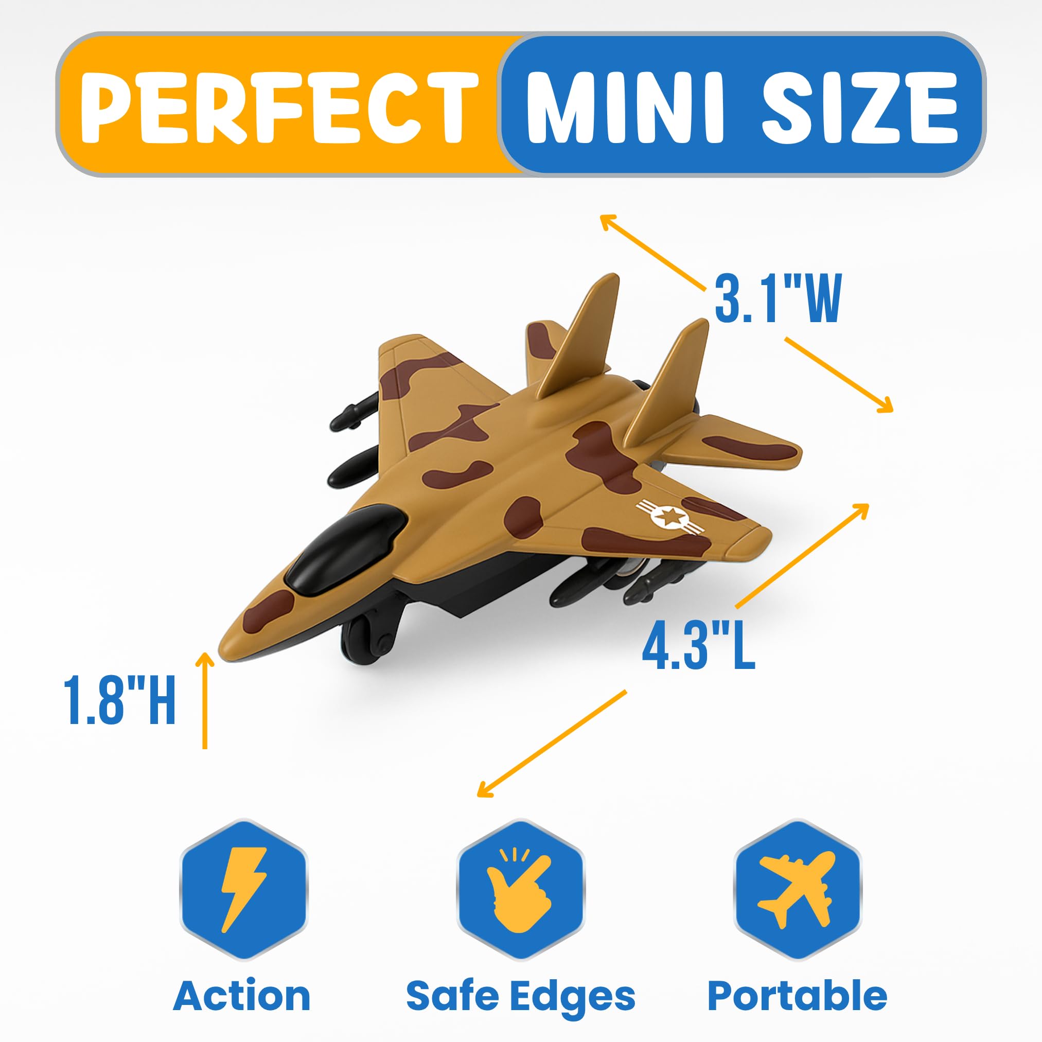 Liberty Imports army air force party favors and cake toppers