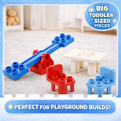 Liberty Imports playground blocks assembly supports early problem solving and hands-on testing.