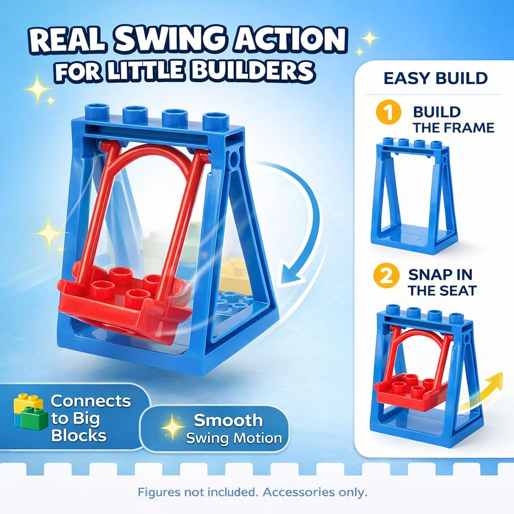 Liberty Imports playground blocks seesaw engages balance and motor skills during family activity.