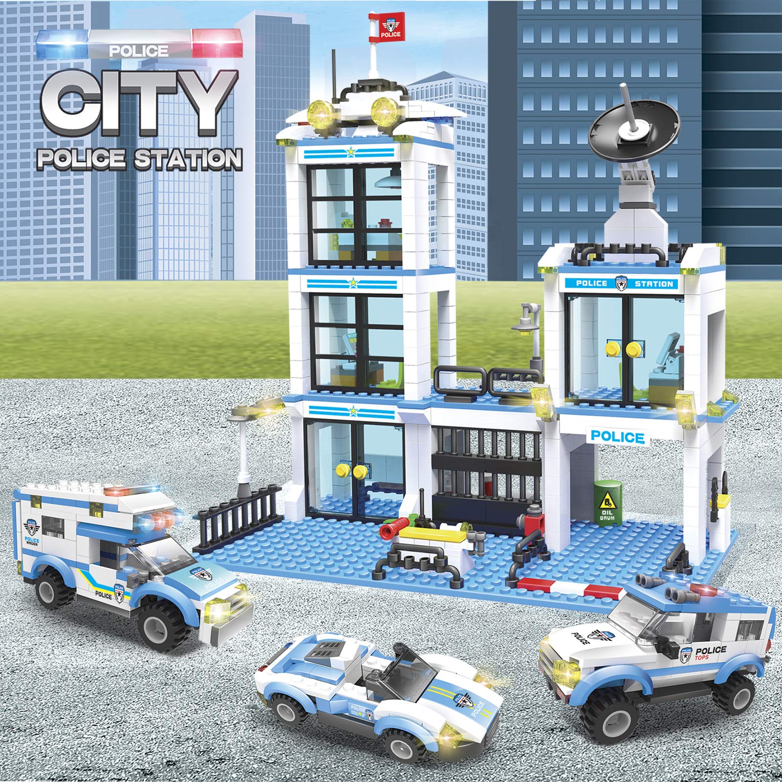 Storage box by Liberty Imports keeps blocks organized after play