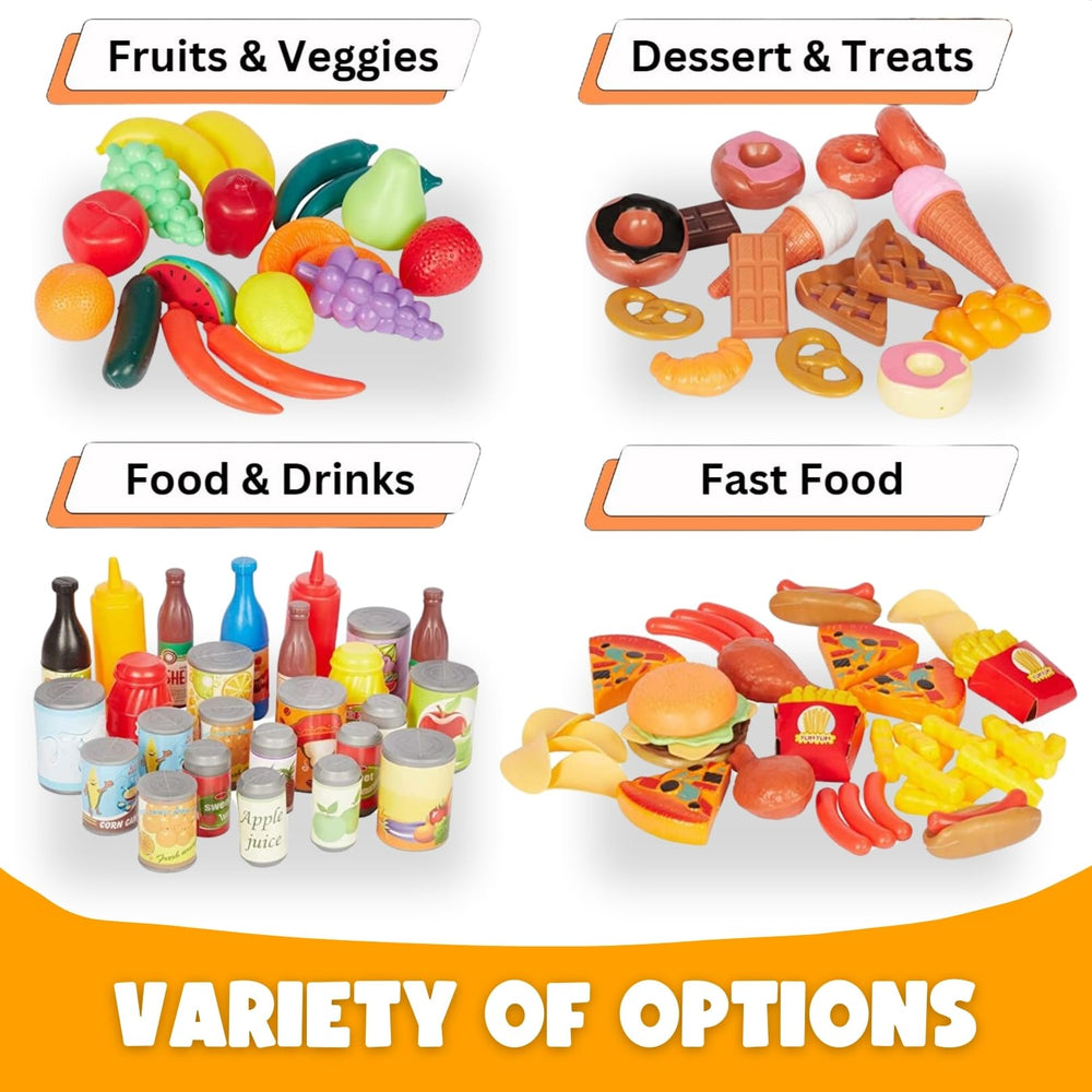 Liberty Imports Deluxe pretend food pastries for colorful baking role play.