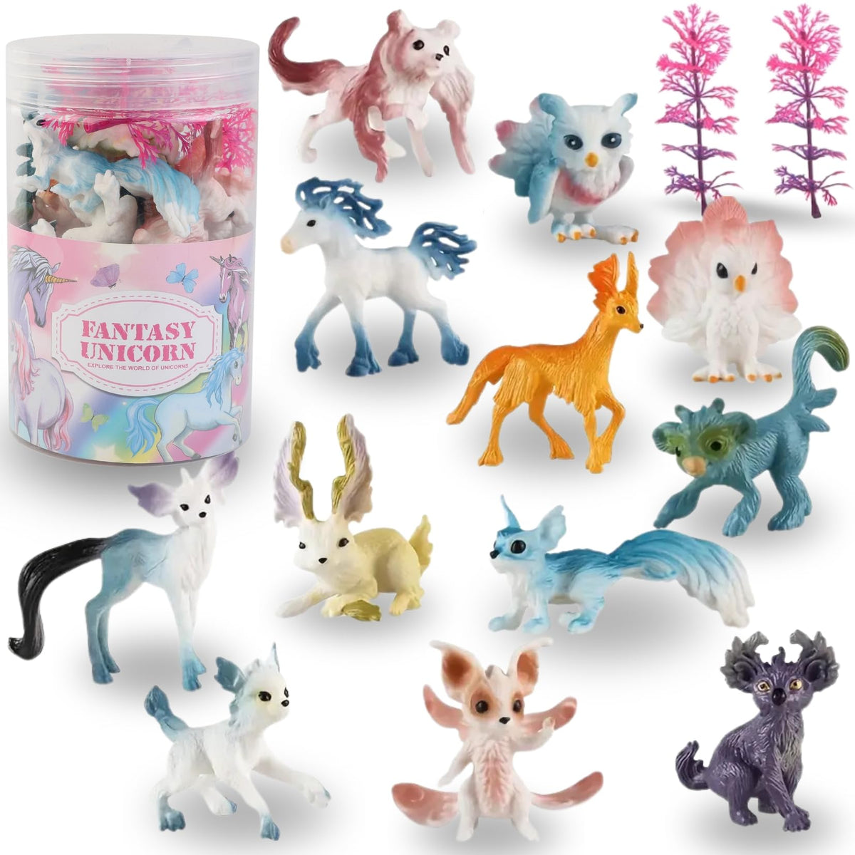 Liberty Imports unicorn figurine for cake toppers and imaginative play