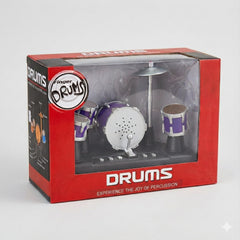 Liberty Imports Finger Drum Set compact dimensions fit on any desk or shelf