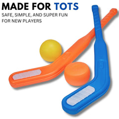 Liberty Imports floor hockey pucks oversized for confident hits and passes.