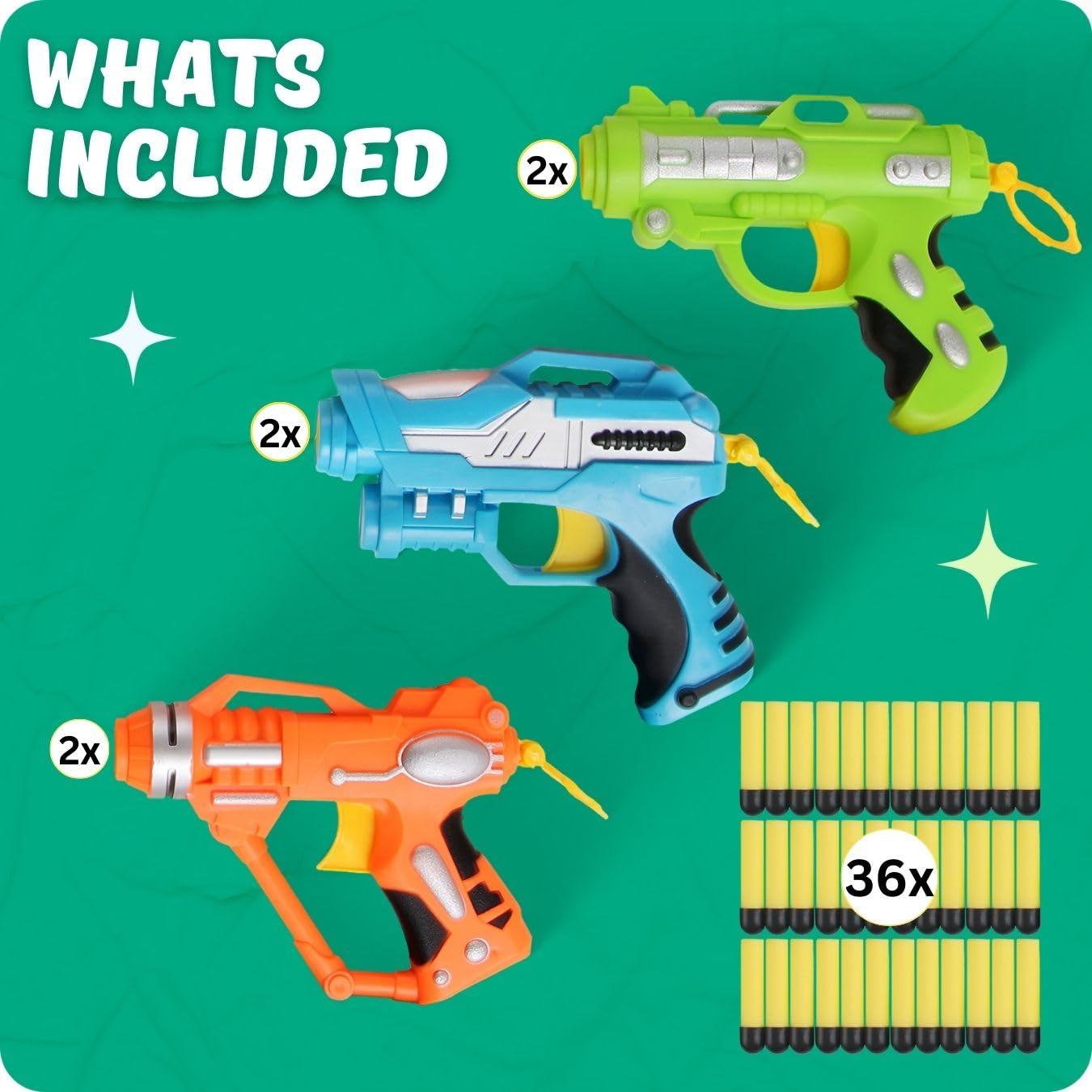 Liberty Imports foam dart blasters for indoor and outdoor family fun