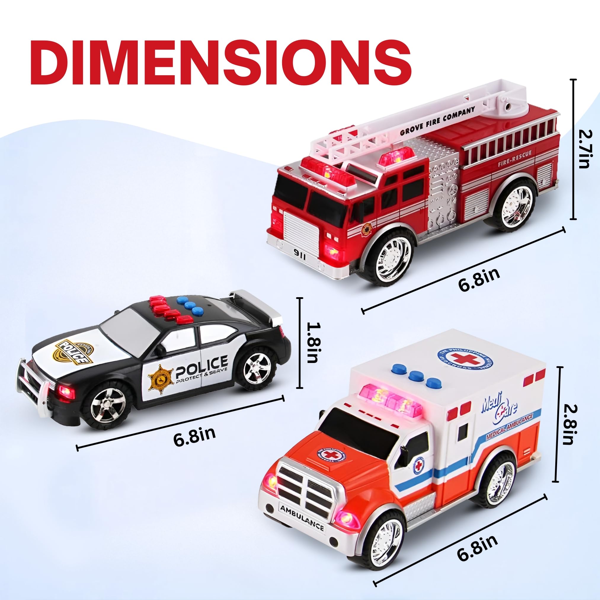 Liberty Imports freewheel action allows endless on-the-move rescue play