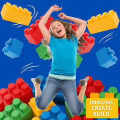 Liberty Imports giant blocks inspire imaginative forts and storytelling sessions.