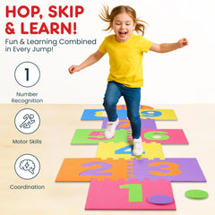 EVA foam is easy to wipe clean after active play