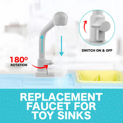 Liberty Imports toy faucet replacement for compatible sinks easy upgrade