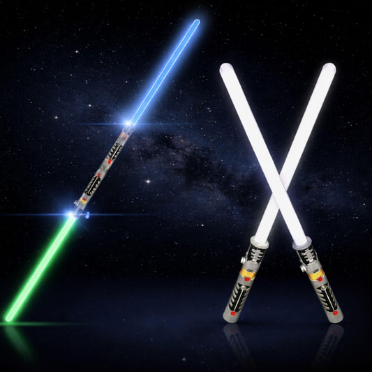 Liberty Imports dual blade saber staff for epic battles and cosplay play