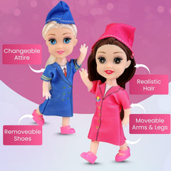 Liberty Imports Little Career dolls in Teacher outfit for classroom storytelling adventures.