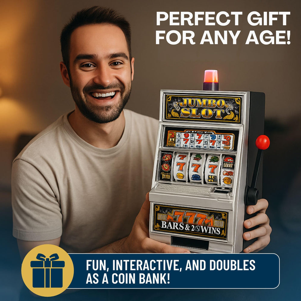 Liberty Imports Lucky Sevens reels and jackpot sounds for at home entertainment