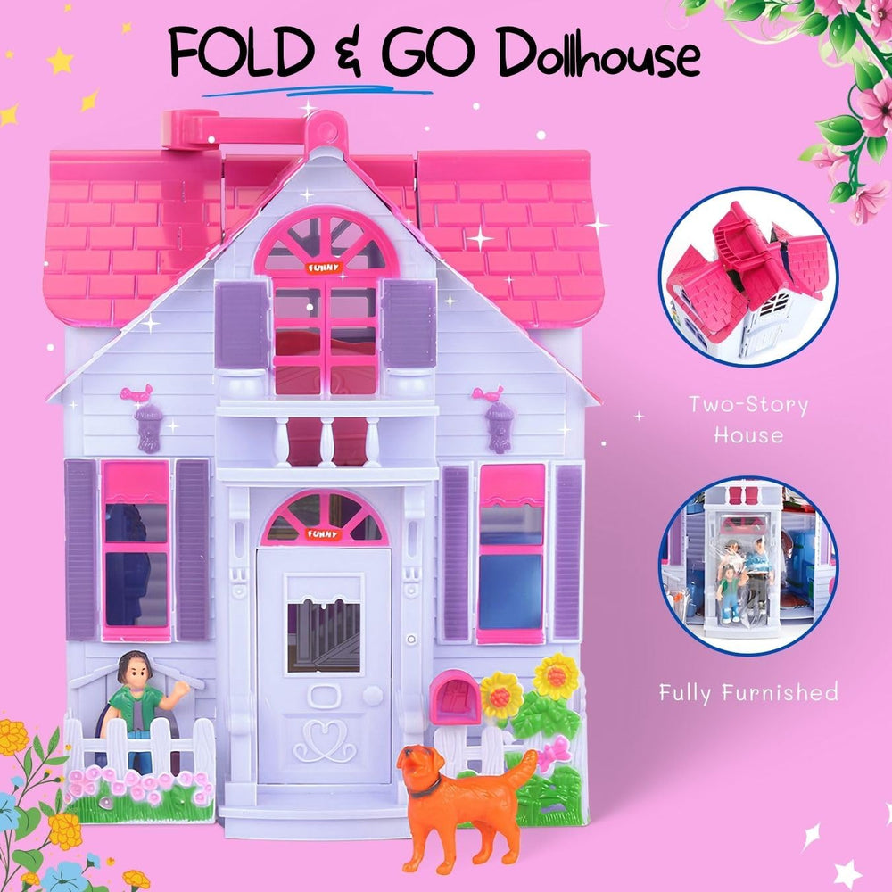 Liberty Imports My Pretty Dollhouse Kitchen Area with realistic cooking space for role-play.