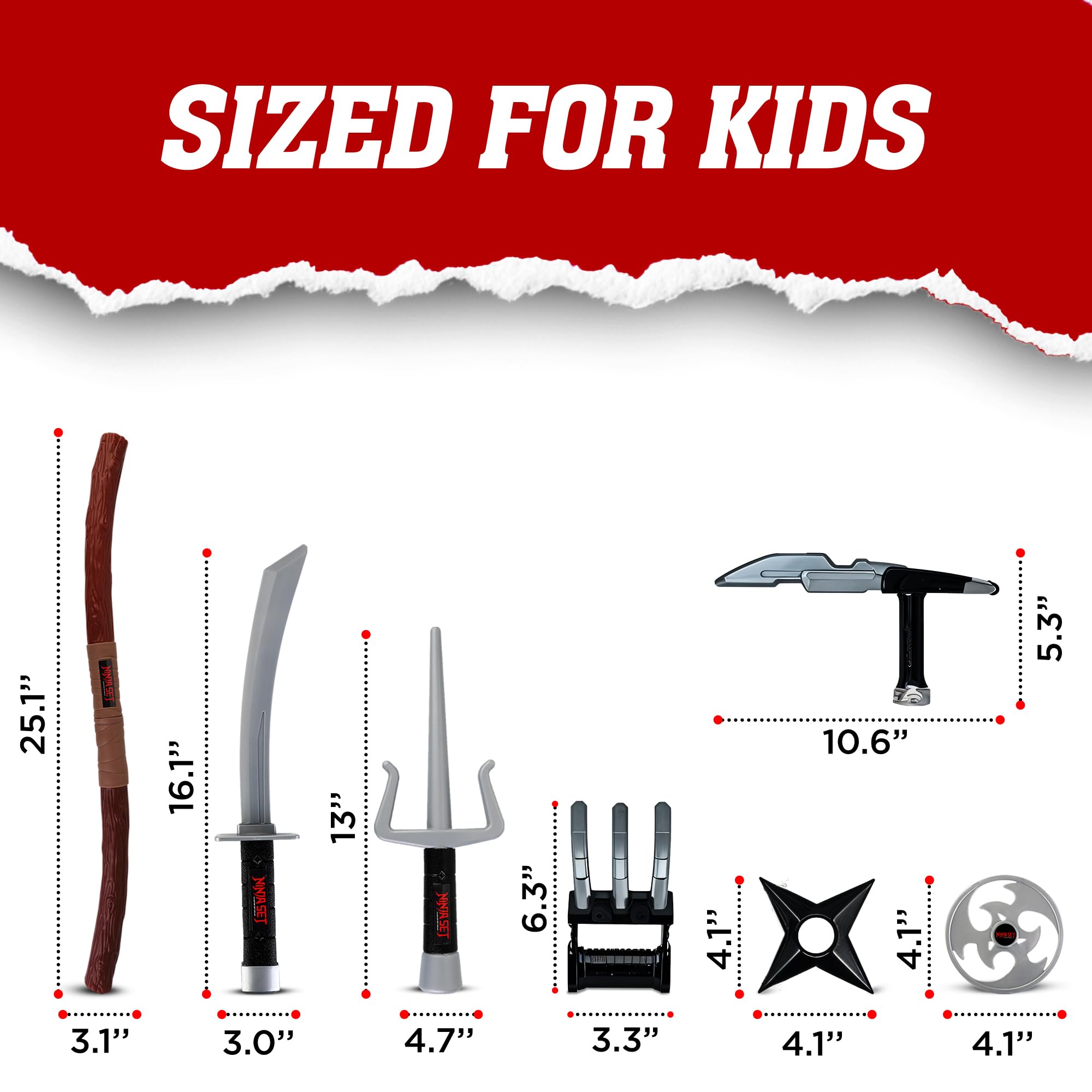 Liberty Imports Ninja Warrior Bo Staff toy for dynamic role play