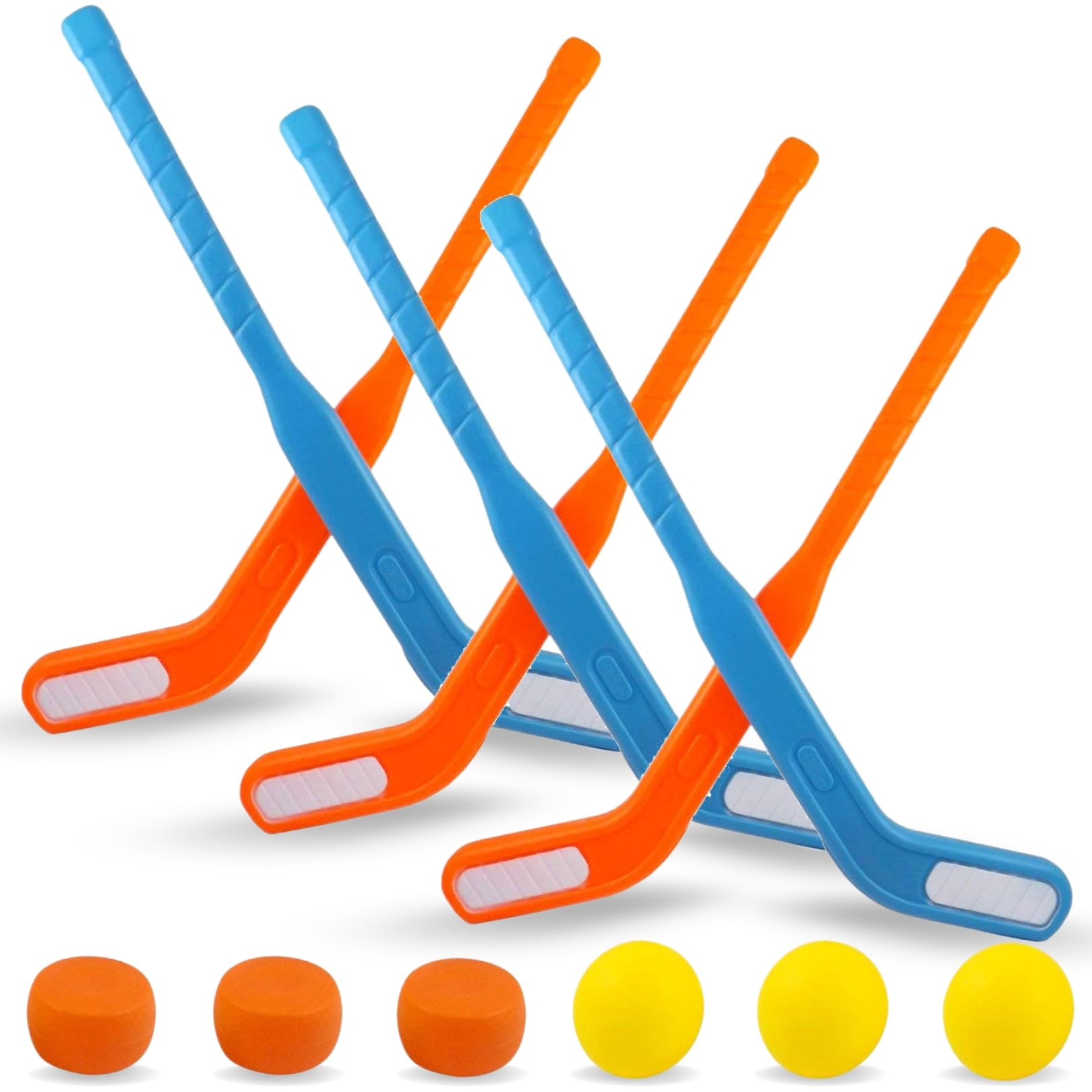 Liberty Imports packaged hockey set ready for quick setup and playtime.