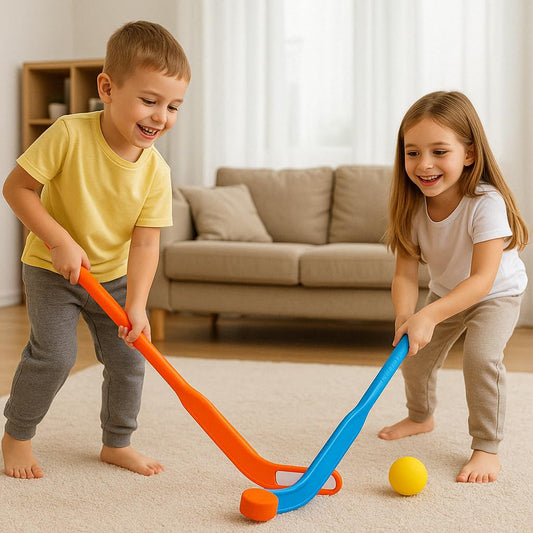 Liberty Imports plastic hockey puck for safe indoor floor games