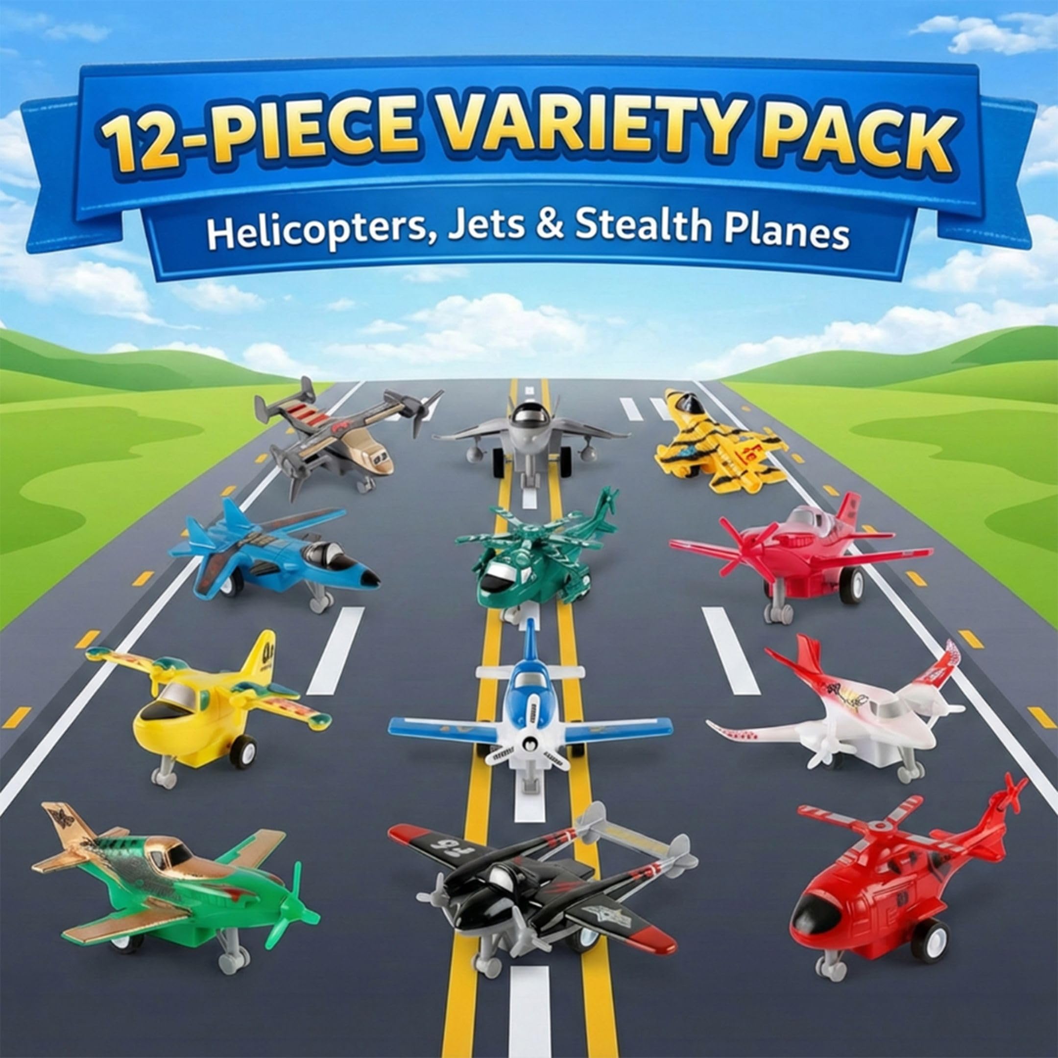 Liberty Imports pull back airplanes glider shot promotes gentle launches for beginners.