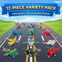 Liberty Imports pull back airplanes glider shot promotes gentle launches for beginners.