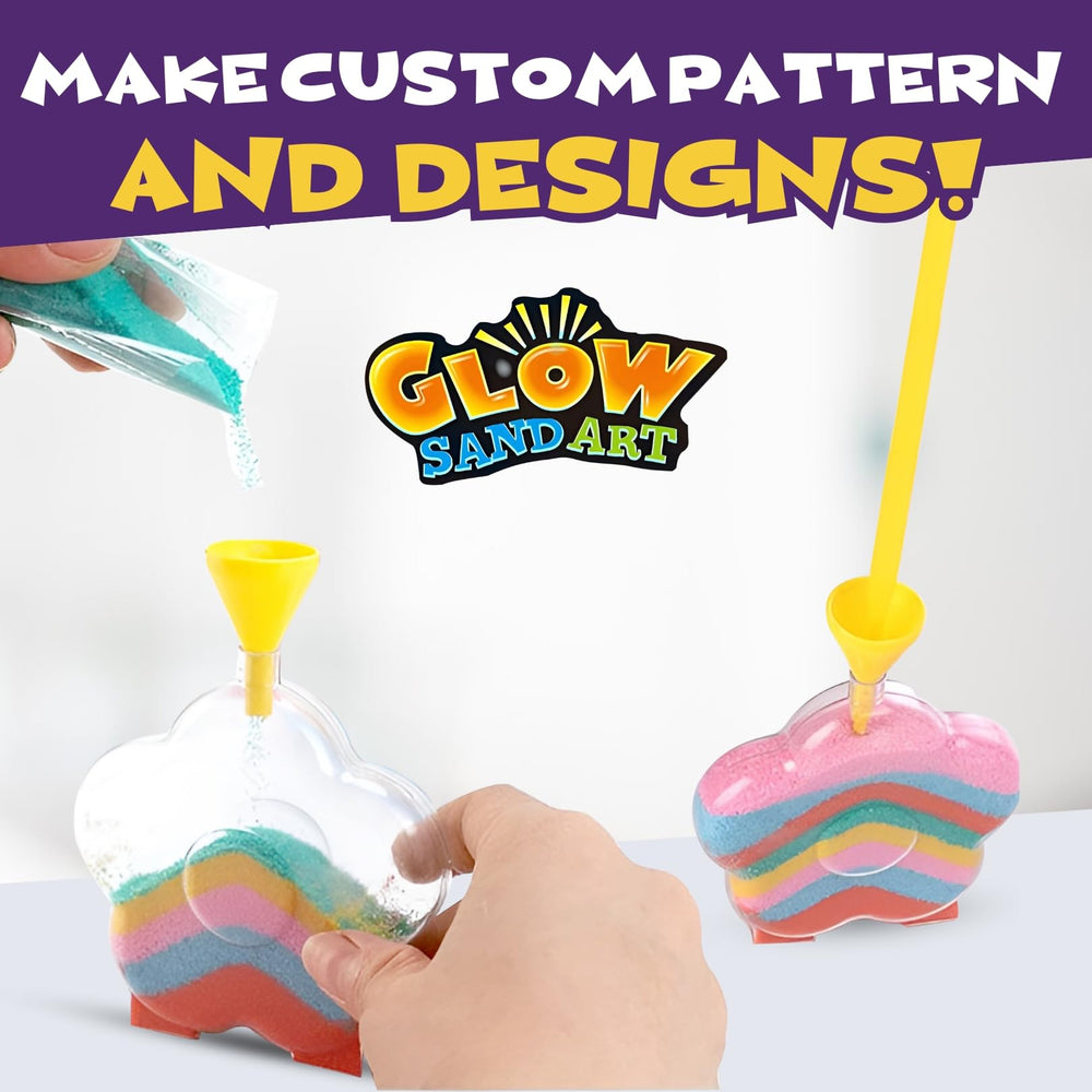 Liberty Imports sand art kit color bags revealing rainbow options for customization