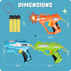 Liberty Imports small dart blasters for kids' playtime and quick indoor outdoor battles