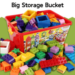 Liberty Imports storage bucket with handle for easy transport and cleanup.