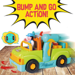 Liberty Imports toddler tool set drill in action fosters pretend construction skills