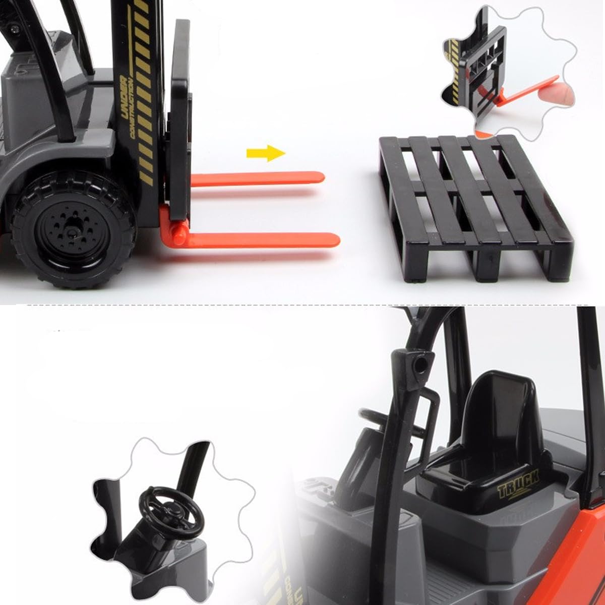 Liberty Imports Toy Forklift Truck detailed design and features