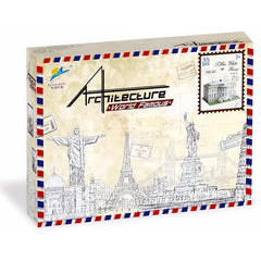 Liberty Imports White House 3D puzzle – desk-ready model height 7+ inches for eye-catching décor