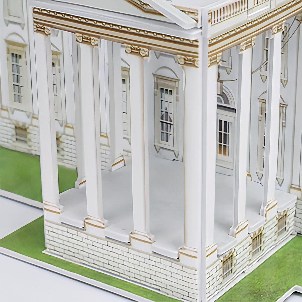 Liberty Imports White House 3D puzzle – detailed windows and doors for realistic architectural detail