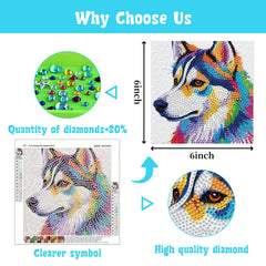 Libfx Diamond Art Kit Kid Craft Session showing parent-child bonding through art.
