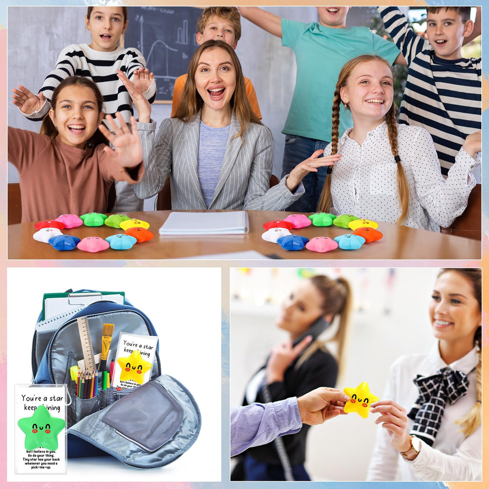 Libima desk decor star stress balls brighten workspaces and classrooms