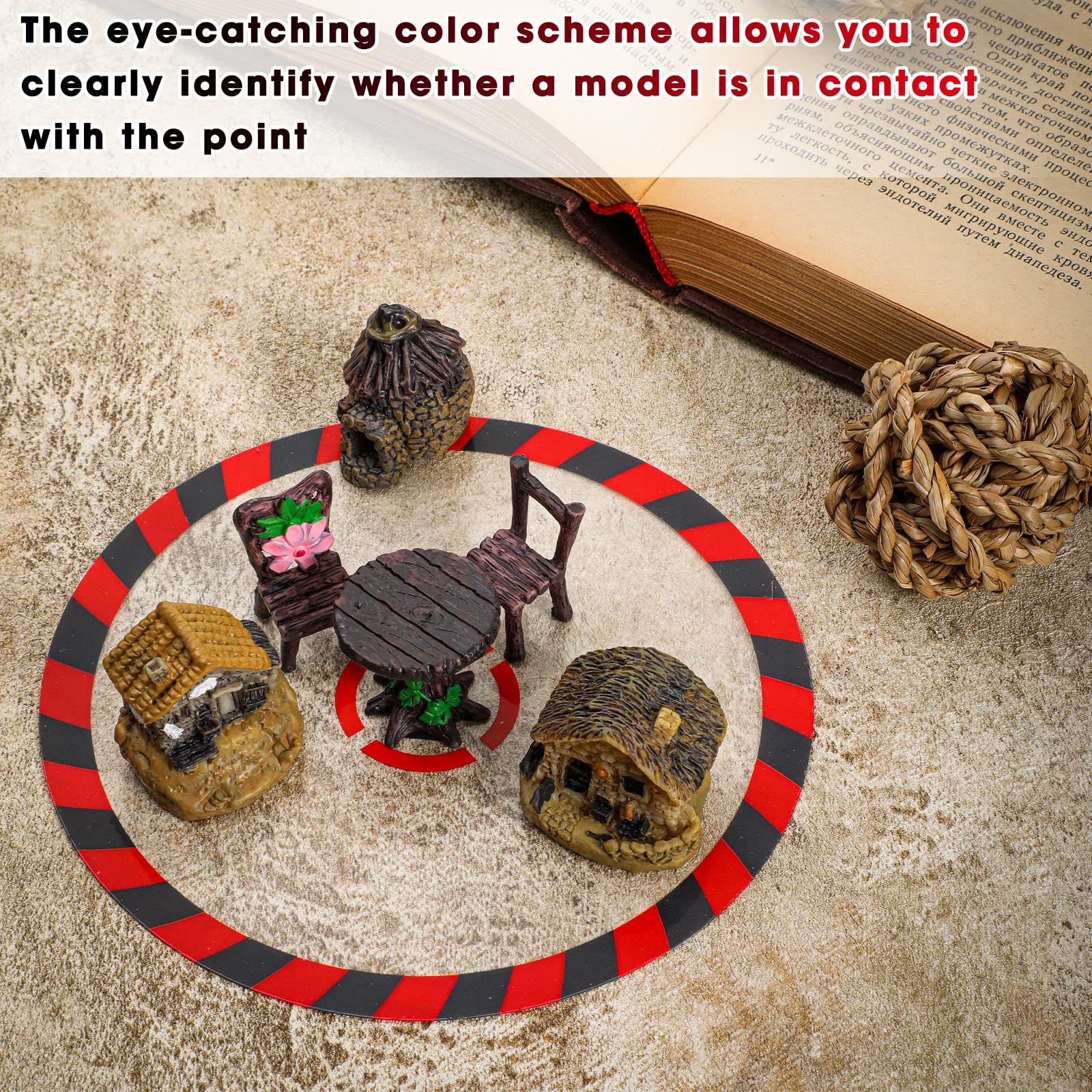 Libima round markers provide high visibility on most mats