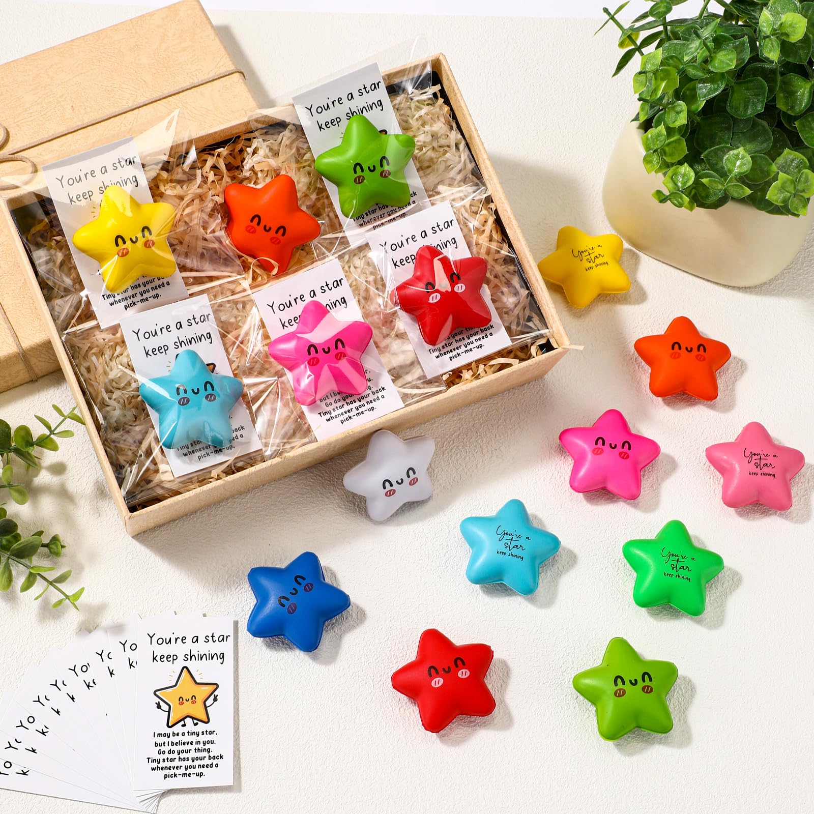 Libima organza bags and star cards for tidy gift packaging