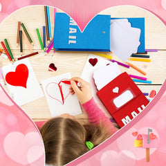 Libima classroom-use Valentine mailbox sets create engaging notes and gifts.