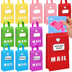 Libima Valentine felt mailbox packaging highlights bundle convenience for classrooms.