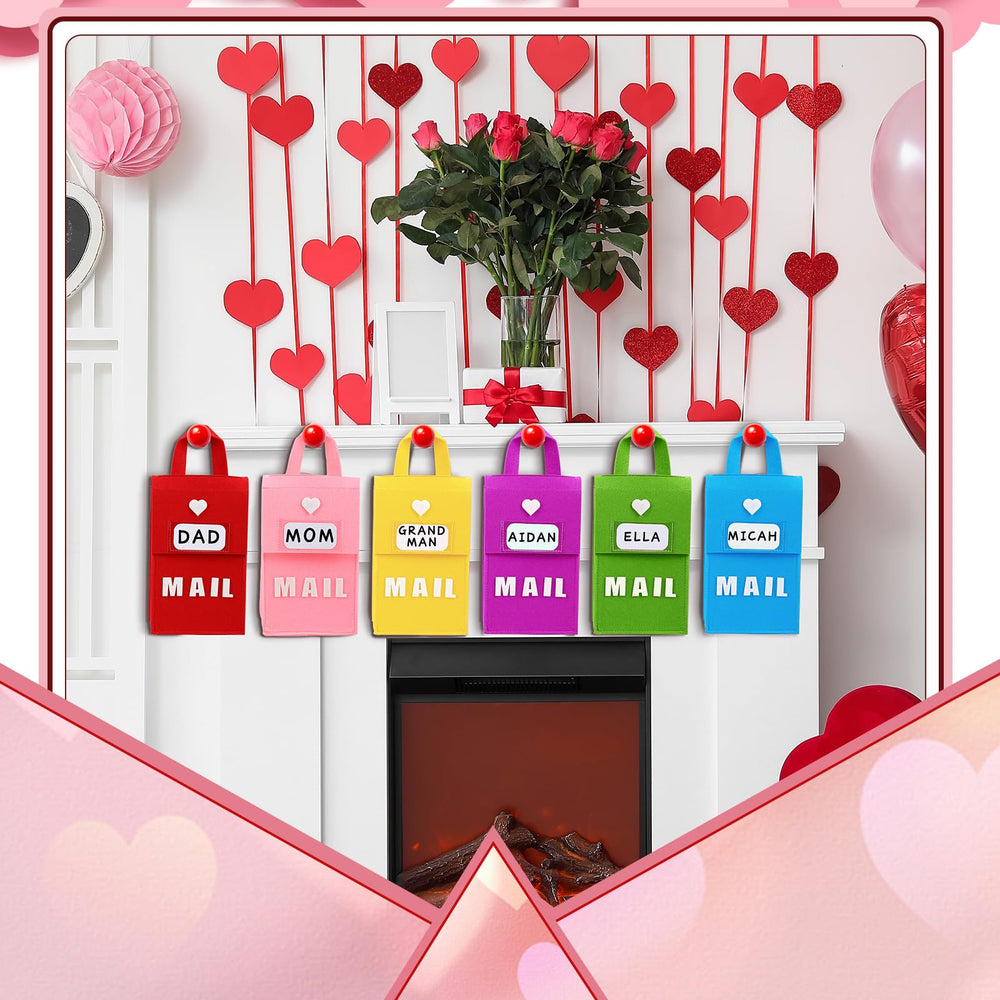 Libima Valentine mailbox with cards demonstrates easy message display and personalization.