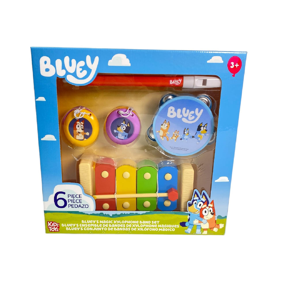 Blueys Magic Xylophone flute close-up encourages colorful creative play