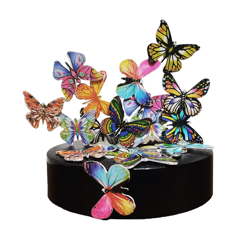 LICRAFT desk butterflies on a metal base promote focus and relaxation.