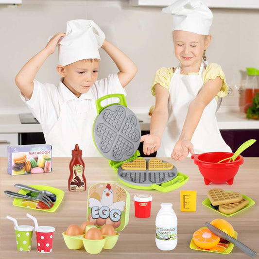 LiDi RC kitchen pretend play waffles inviting creative roleplay and social interaction.