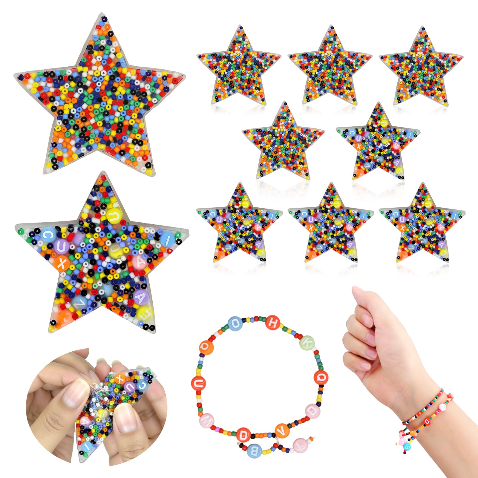 Liesedada picky pad with colorful beads for calming sensory play and focus.