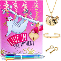 Life is a Doodle Diary lock cover keeps secrets safe for girls.