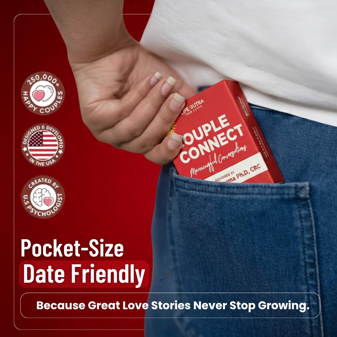 Life Sutra Couple Connect date-night setup suggests engaging conversations.