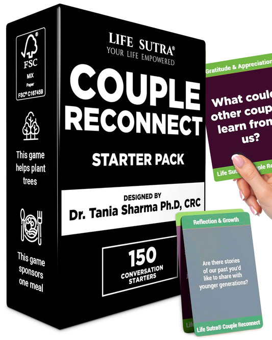 Life Sutra Couple Reconnect Card Game card draw sparks honest talk and connection.