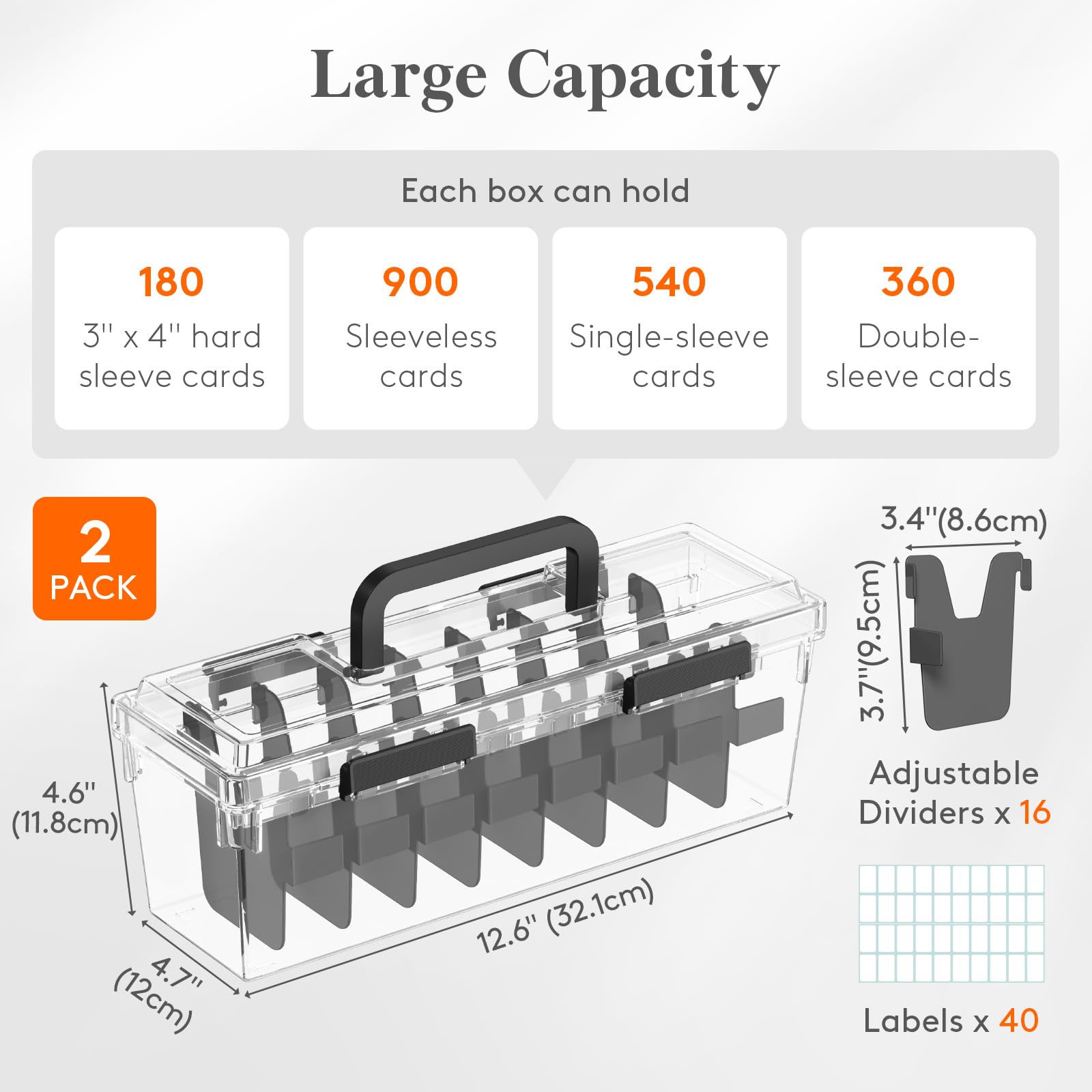 Lifewit reinforced latches secure contents during travel to events.