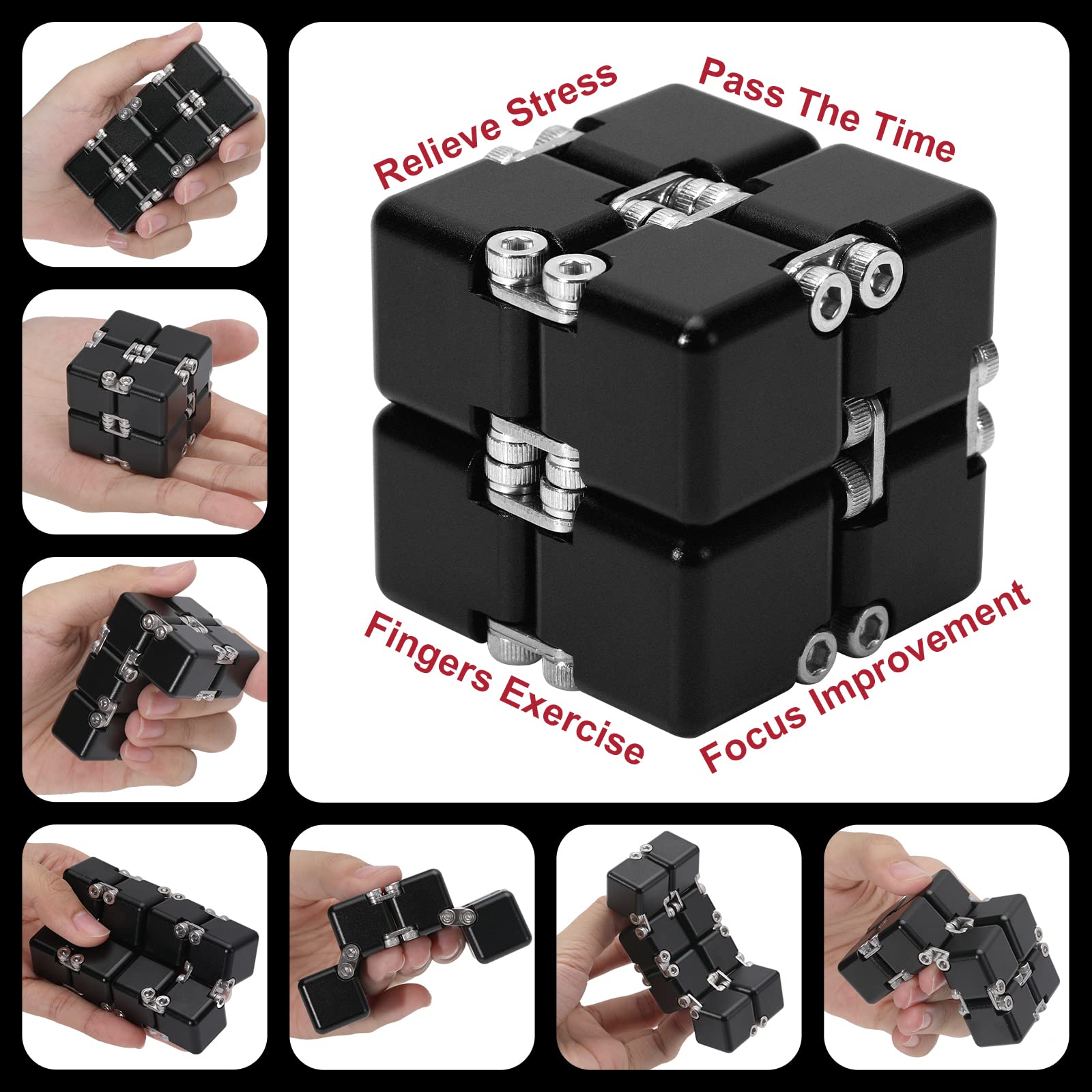 Lifidea Infinity Cube Hand Use, one-handed play improves finger dexterity