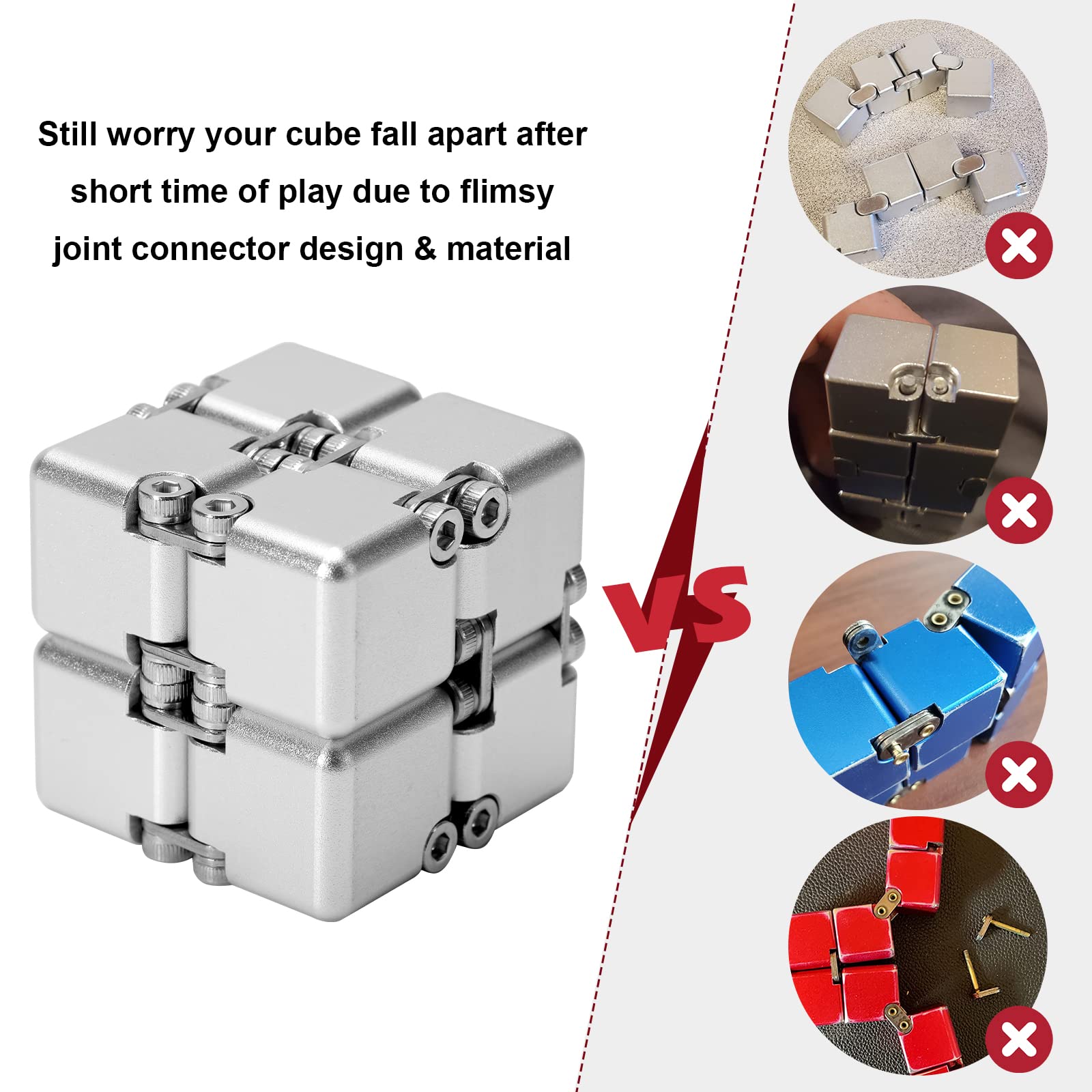 Lifidea Infinity Cube folded into shapes, showcasing endless play and creativity