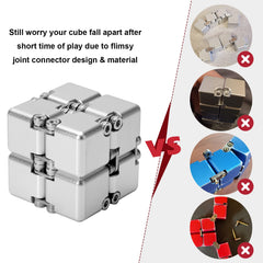 Lifidea Infinity Cube folded into shapes, showcasing endless play and creativity