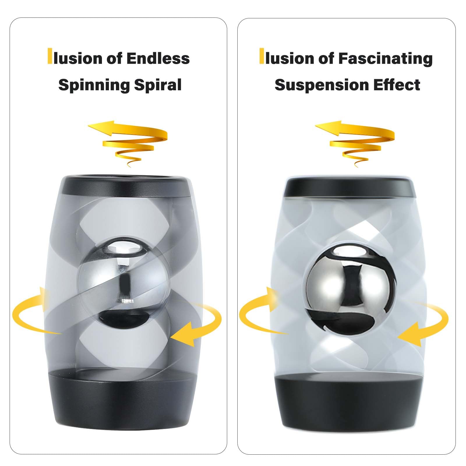 Lifidea kinetic ball with suspension effect, ideal desk play.